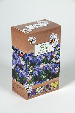 Bee flowerbulb collection ( crocus ,tulipa , allium , narcissus ) .