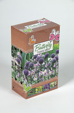 Butterfly  flowerbulb collection ( allium ,siculum , narcissus , anemone ) .