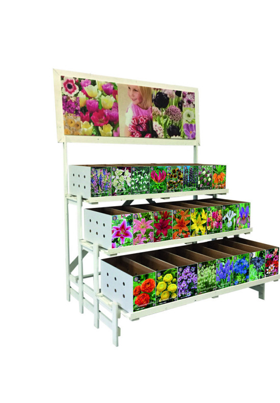 Display rack 1-sided Stand (120 x 80 x 120 cm) .